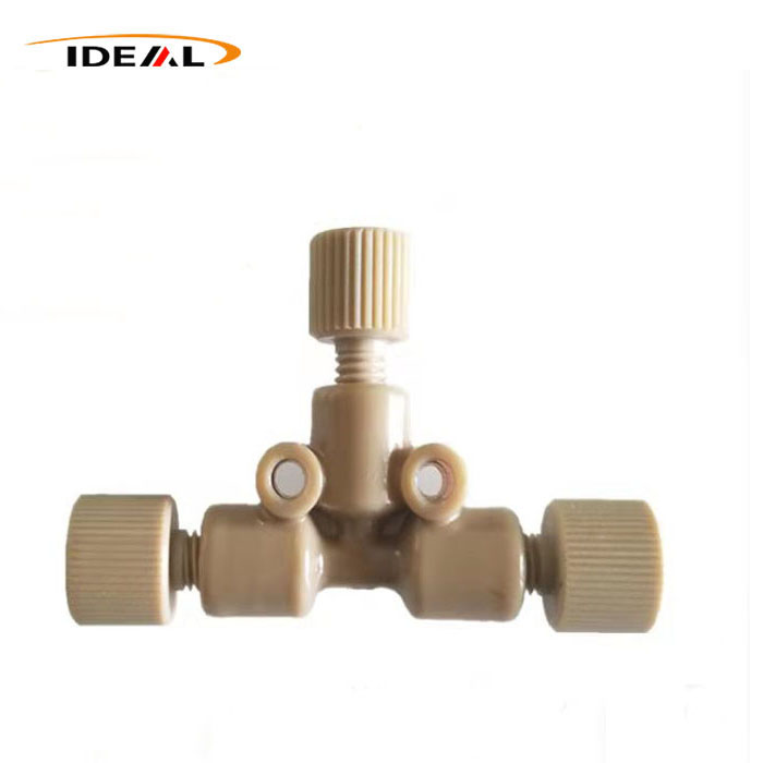 Đầu nối tee PEEK dành cho sắc ký lỏng hiệu năng cao/HPLC